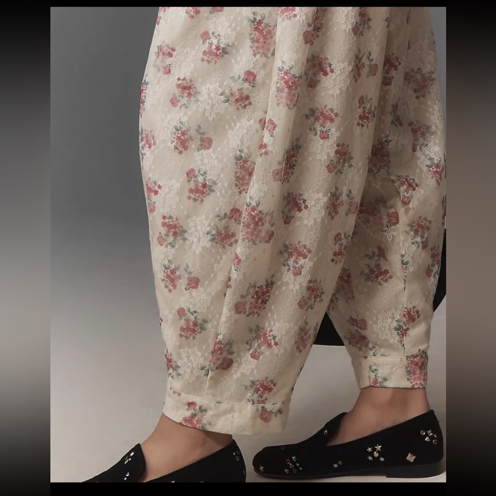 Maeve Floral Lace Pants - Picture 4 of 5